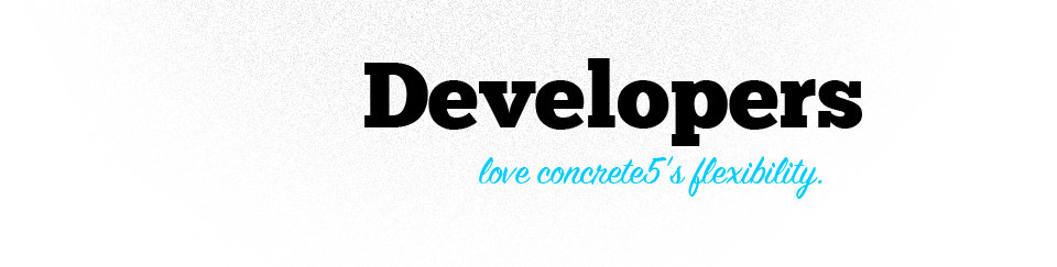 Developers Love Concrete5